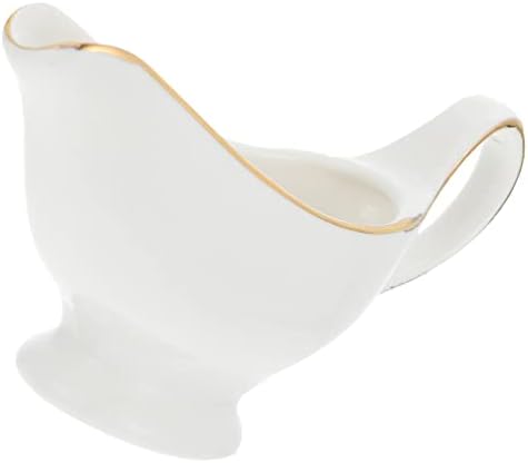 טופיקו קפה סירופ קפה סירופ שמנת כד עם ידית זהב לקצץ קפה שמנת קרמיקה רוטב רוטב כד קערת עבור