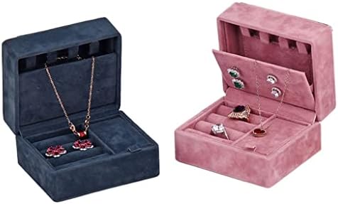 מארגן תכשיטים לנשים ניידים קייס מיני תכשיטים תצוגת מתנה אריזת קופסאות אחסון שרשרת עגילים טבעות ליידי