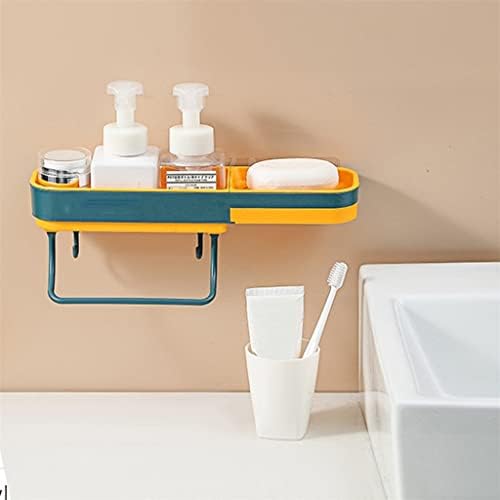 אמבטיה שאינו מחורר סבון תיבת מדף אספקת אמבטיה מגבת מתלה ללא סימון מדבקות אמבטיה מתלה קיר רכוב סבון