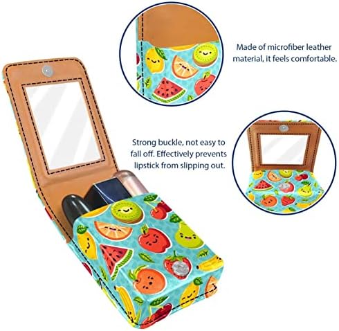 צבעוני פירות מיני איפור ארנק שפתון מחזיק אחסון תיק שפתון שפתיים פאוץ שקיות עבור נשים בנות
