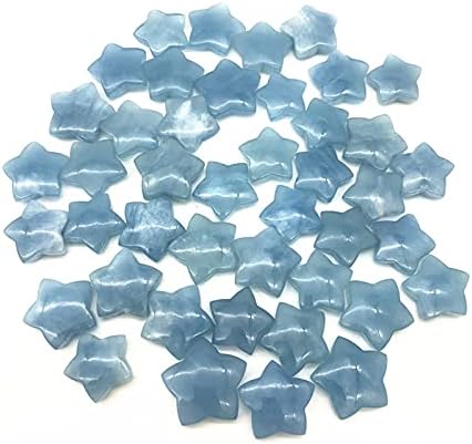 Seewoode AG216 1PC כחול טבעי AQUMARINE קוורץ קריסטלים כוכב בצורת אבן ריפוי אבן חן DIY אבנים טבעיות ומתנות מינרלים