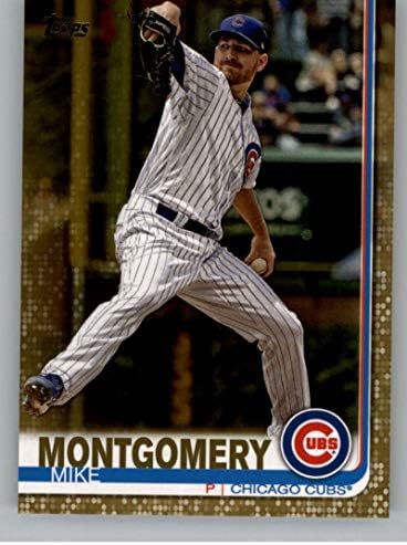 2019 Topps Gold Series שני בייסבול 502 Mike Montgomery Ser/2019 כרטיס מסחר רשמי של Cubs Cubs Cubs