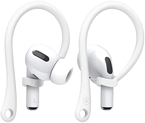 ווים אוזניים התואמים ל- Apple AirPods 1, 2 ו- Pro, לבן