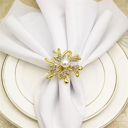 TREXD 12 חתיכות מפיות אירועים טבעת טבעת טבעת קישוטי שולחן חתונה למסיבות חגיגות חתונה