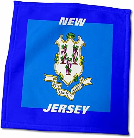 3drose Florene Décor II - דגל המדינה של ניו ג'רזי - מגבות