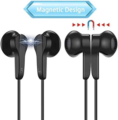 אוזניות USB C, אוזניות עיצוב מגנטי C אוזניות HIFI 3D סטריאו 32BIT/384KHz אוזניות קוויות עם בקרת