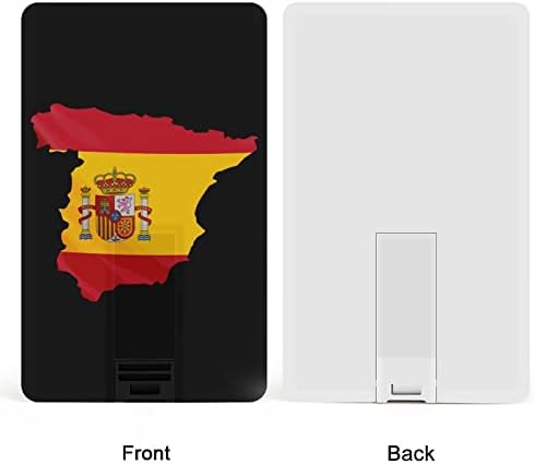 מפת ספרד מפת כרטיס אשראי USB כונני פלאש בהתאמה אישית של מקל מזיכרון מפתח מתנות תאגידיות ומתנות לקידום