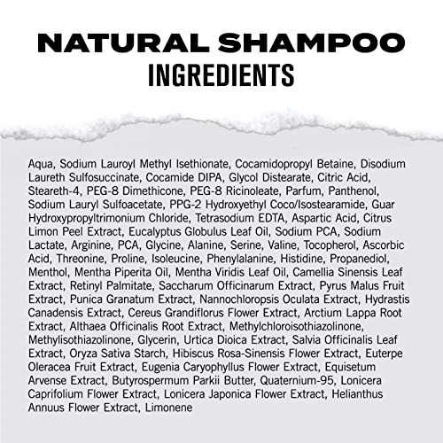 שמפו טבעי פרימיום הנז דה פוקו &מגבר; ערכת טיפוח שיער מרכך – ניקוי שיער ביצועים גבוהים, נלחם קשקשים & מגבר;