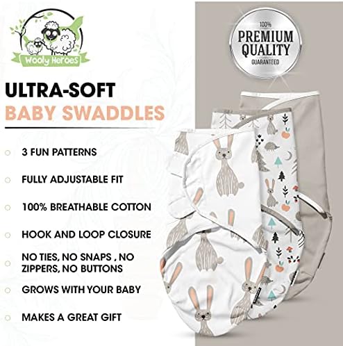 גיבורים צמרירים שמיכות חוט יילוד ~ כותנה תינוקת סוודר 0-3 חודשים ~ קל לשימוש בשקי שינה שזה עתה נולדו