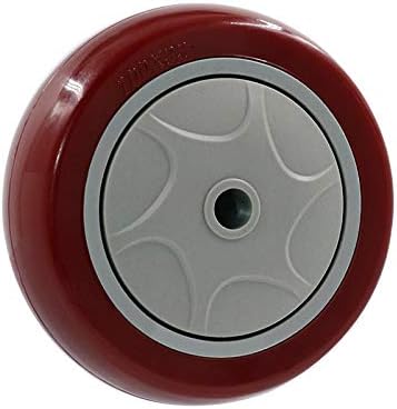 סט גלגל גלגלים מסתובב של 4 גלגלים, גלגל דחיפה של ריהוט שקט עם בלמי צד מתכת, גלגלים כבדים של PVC 880 קילוגרמים