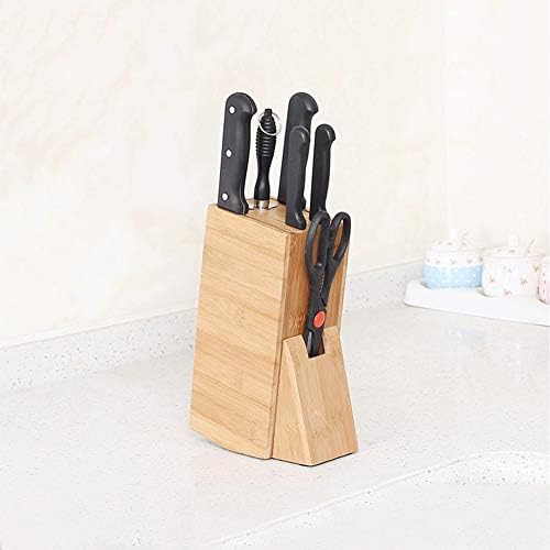 עץ סכין בלוק, מטבח סכין בעל אוורור סכין מחזיק נוח בטוח אחסון עבור גדול קטן סכיני כלי