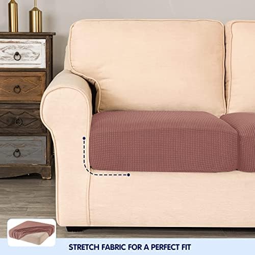 למתוח ספה כרית מכסה רך ספה מושב ריפוד עבור 1-2-3 מושביים החלפה עם אלסטי תחתון