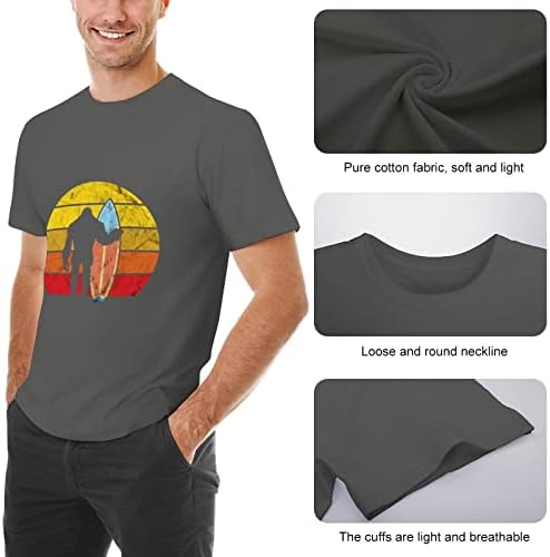 גברים של חוף חולצות גברים פשוט אישיות אופנה מזדמן קטן מודפס כותנה עגול צוואר קצר שרוול לא כיס