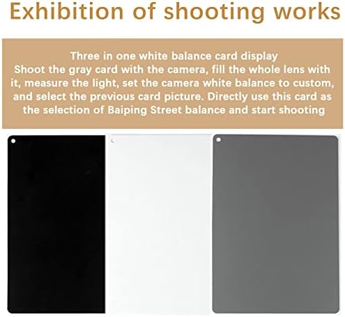 דיגיטלי אפור כרטיס צוואר רצועת סט צילום אביזרי 3 ב 1 איזון כרטיס סט דר9