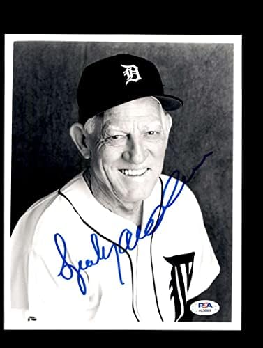 Sparky Anderson PSA DNA חתום 8X10 TIGERT