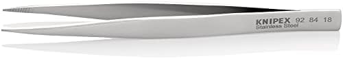Knipex 92 84 18 פינצטה מדויקת עם טיפים מלבניים 0,9 ממ