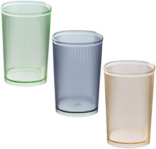 פלסטיק כוסות 3 יחידות מברשת שיניים כוס, פלסטיק מברשת שיניים מחזיק בלתי שביר אמבטיה כוס ברור לשטוף