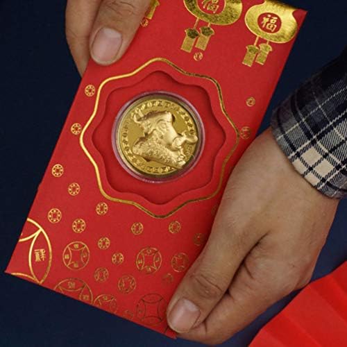 2 יחידות סיני חדש שנה אדום מעטפות 2021 גלגל המזלות שור אדום מנות הסיני חדש שנה מזל הונג באו עבור 2021 חדש שנה אביב