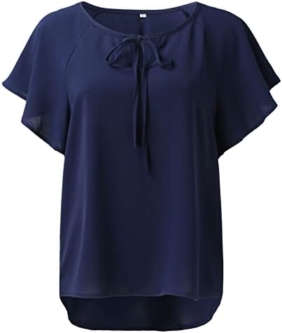 יבול חולצות לנשים חולצות לנשים יבול למעלה קצר שרוול צווארון דולמן חולצות עם צד כיווצים רופף מתאים חולצות