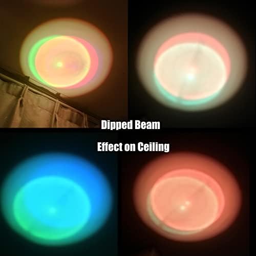 גוסיפטי 3ד קריסטל כדור לילה אור עם בסיס עץ, גלקסי כדור לילה מנורת עם 16 צבעים שלט רחוק, פנטזיה דקור