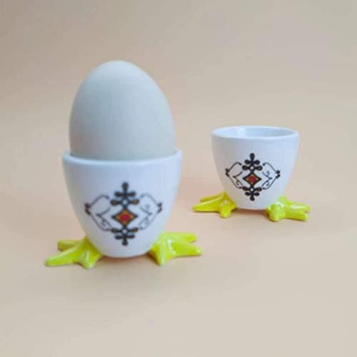 2 אריזה דפוס קשר מטבח קרמיקה כוסות ביצה מתנה מצחיקה מתנה מצחיקה