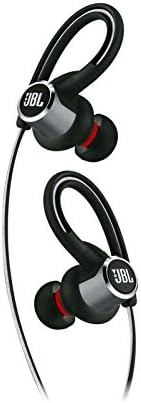 JBL משקף קווי מתאר 2 אוזניות אלחוטיות בספורט אוזניות עם מרחוק ומיקרופון של שלוש כפתורים ומיקרופון