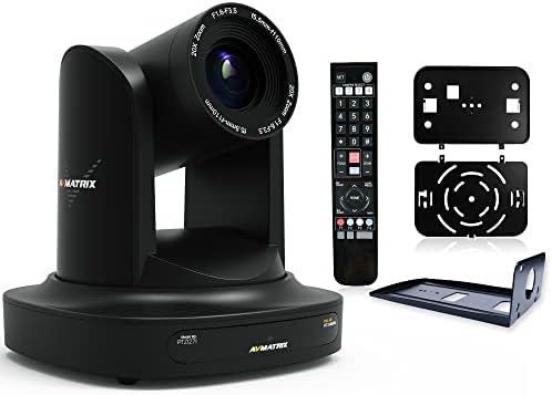 Avmatrix PTZ NDI מצלמה 30X, מצלמת הזרמה עם SDI, HDMI, פלט IP .1080p 60fps RS232 RS485 OBS VMIX IP Livestreaming