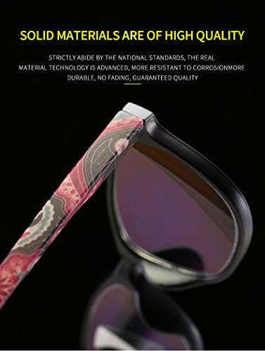 Siadee פרוגרסיבי מולטי-פוקאלי אור חוסם משקפי קריאה נשים גברים-סגול 3.0x