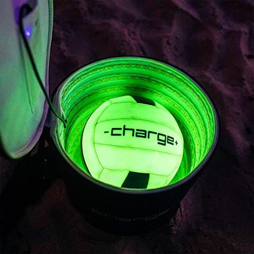 זוהר Bargerball in Dark Pro ציוד ספורט וכדורי ספורט עם תיקי טעינה ונשיאה של LED, מתנה מצוינת