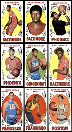 1969-70 Topps Basketball ליד סט שלם Ex+