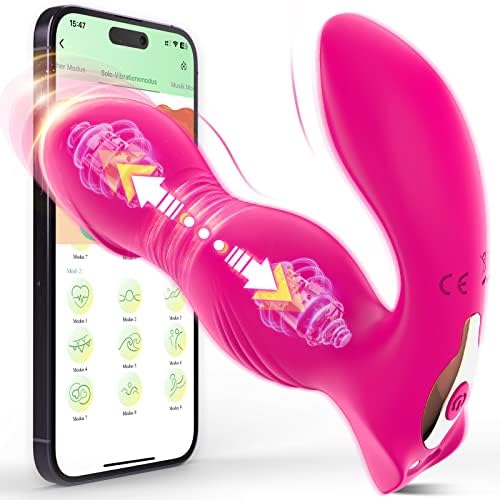 Gearable G לביש דילדו ויברטורים צעצועי מין למבוגרים לנשים או לגברים, אפליקציה שלט רחוק תחתוני דגדגן מיני ויברטור