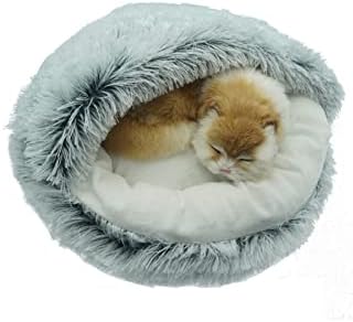 חורף 2 ב 1 עגול חתול מיטת סגנון 1-סופגנייה כלב מיטת מחצלת כרית מיטת בית עבור כלב חתול מחמד אספקת
