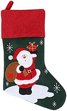 גרבי חג המולד מיני גרביים סנטה קנדי ​​תיק מתנה קישוטי עץ חג המולד כדורי חג מולד גדולים
