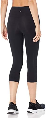 Spalding Spalding's Activewear Spandex 19 inseam capri capri עם כיס