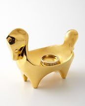 קערת טבעת סוס פליז של ג'ונתן אדלר