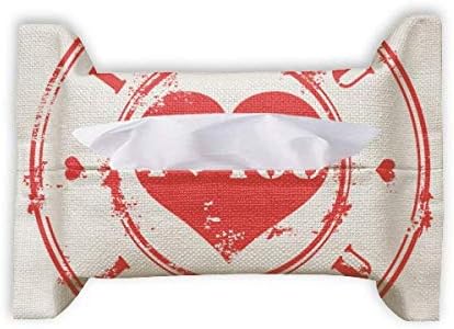 יום הדואר של חג האהבה אדום אוהב אותך מגבת נייר שקית רקמות פנים מפיות BUMF