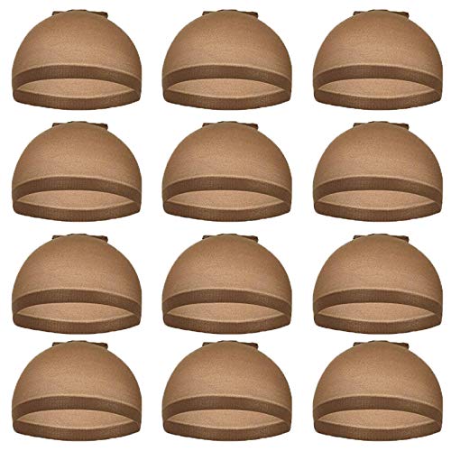 בפועל בובת ראש לקולעת כובעי שיער חום פאת כובע פאת אור רשת 12 נשים גרב חבילה נטו שיער פאה זמירה עבור