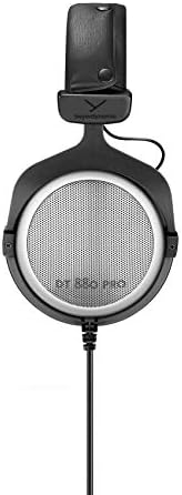 BEYERDYNAMIC DT 880 PRO 250 אוהם אוזניות סטודיו אפור אפור. עיצוב סגור, מחובר להקלטה ומעקב מקצועי