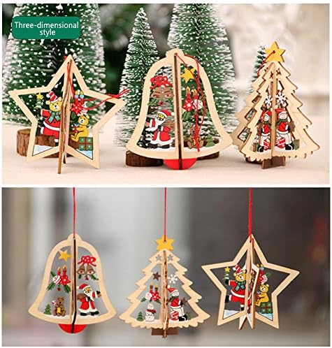 עץ חג המולד של ברזל קישוטי קישוטי קישוטי תליית עץ תגי עץ תליונים קישוטים לקישוטים לחג המולד