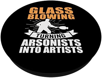 זכוכית נושבת הצתה מפנה לאמנים פופגריפ פופ -סגולות מצחיקות