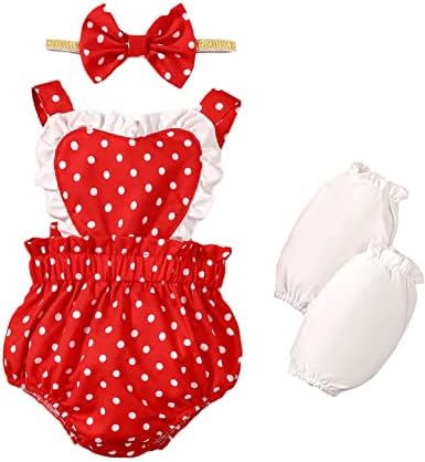 Singcoco Girl Girl תלבושת קיץ תינוק אהבה לבגדי לב רומפר ללא שרוולים