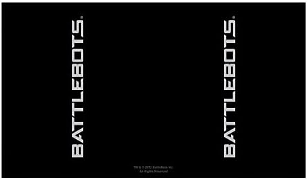 לוגו אופקי של Battlebots בקבוק מים נירוסטה 17 גרם