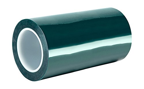 TapeCase M-36 X 72YD פוליאסטר ירוק/קלטת דבק סיליקון, אורך 72 yd, 36 רוחב