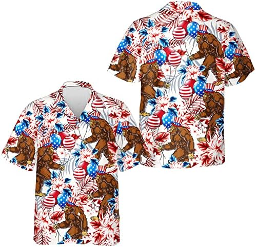 מתנות משפחתיות פטריות פטריות חולצות הוואי לגברים - חולצת פטריות, חולצות פטריות לגברים, כפתור פס פטריות למטה