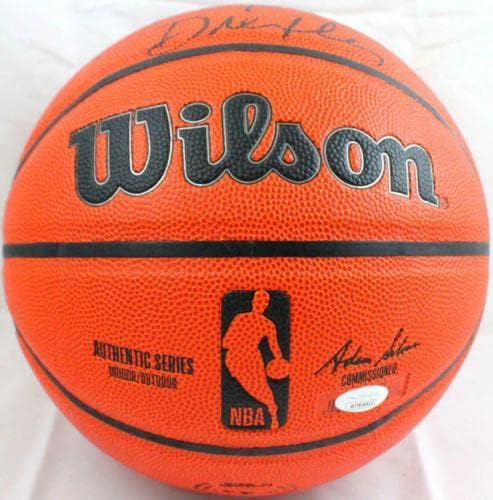 קלייד דרקסלר חתימה את וילסון NBA כדורסל - JSA היה עד *שחור - כדורסל חתימה