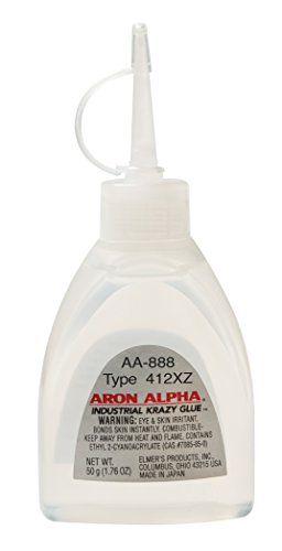 ARON ALPHA 412XZ HIGH HITE ו- PAMPESS AFFENITY DEBESIVE DEBECTIVE 50 גרם בקבוק