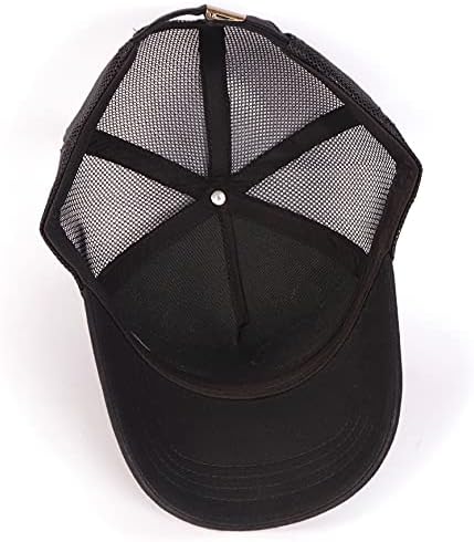 רשת נהג משאית כובע בייסבול כובע, גבוהה כתר לנשימה אבא כובע, מתכוונן רגיל ריצה כובע לראשים גדולים