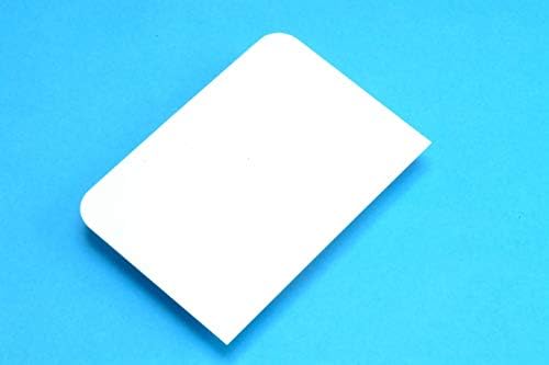 מגרד פלסטיק בצד רגיל 5.3 על 3.7 אינץ', לבן