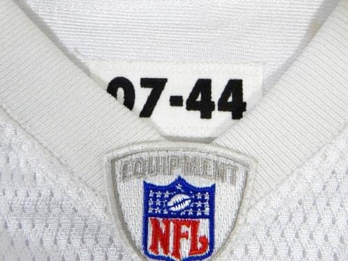 2007 סן פרנסיסקו 49ers ג'ון סיפטק 59 משחק הונפק ג'רזי לבן 44 DP28543 - משחק NFL לא חתום משומש