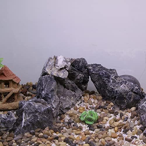 עיצוב שונית אלמוגים של Crocoste, עיצוב אלמוגים של מיני פו לקישוטי אקווריום, ירוק, 1.5 x0.91